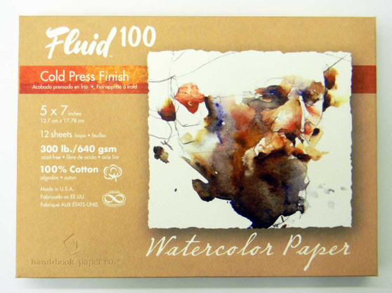 Fluid 100 Pochette 300lb Cold Press 5x7"