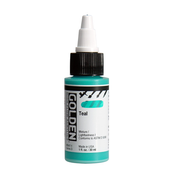 Golden High Flow Acrylic 1oz. Teal