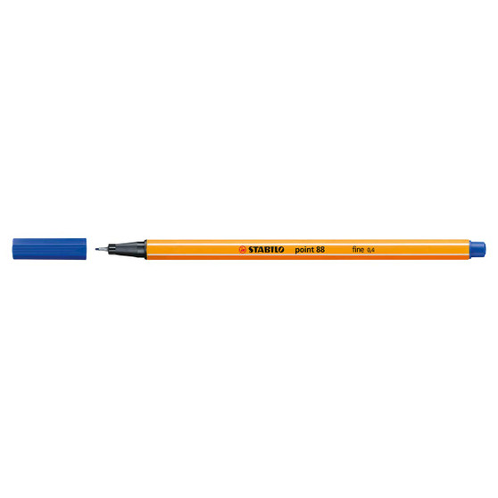 Stabilo Pen 88 Fineliner Dark Blue