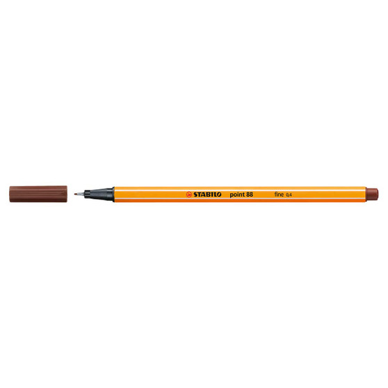 Stabilo Pen 88 Fineliner Brown Stabilo Pen 88 Fineliner Brown