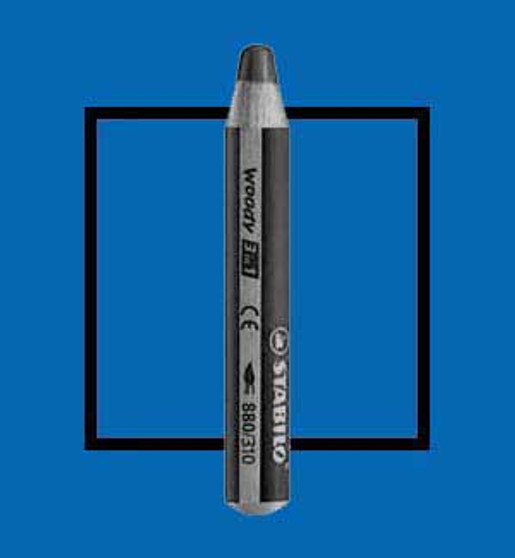 Stabilo Woody 3-In-One Watercolor Pencil Ultramarine Blue