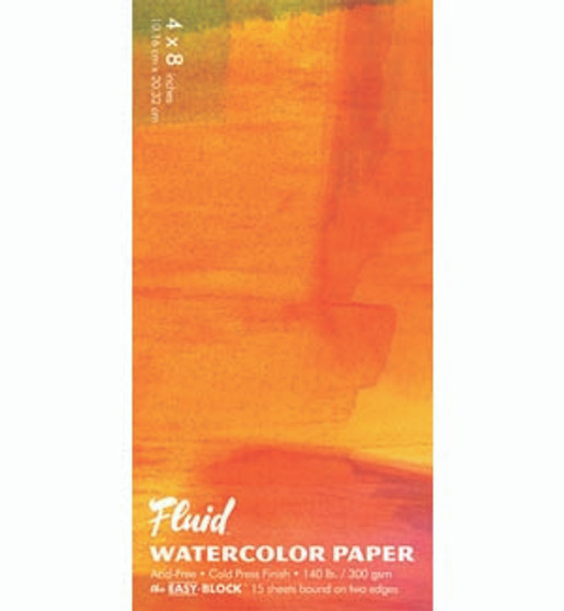 Fluid Watercolor Easy-Block 4x8