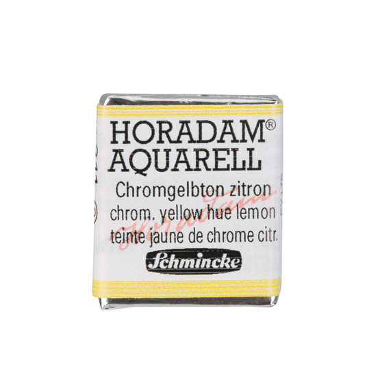 Schmincke Horadam Aquarell Half-Pan Chromium Yellow Hue Lemon - 211