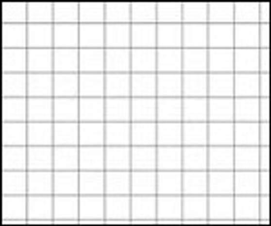 8x8 Cross Section Grid Paper 17x22" Individual Sheet