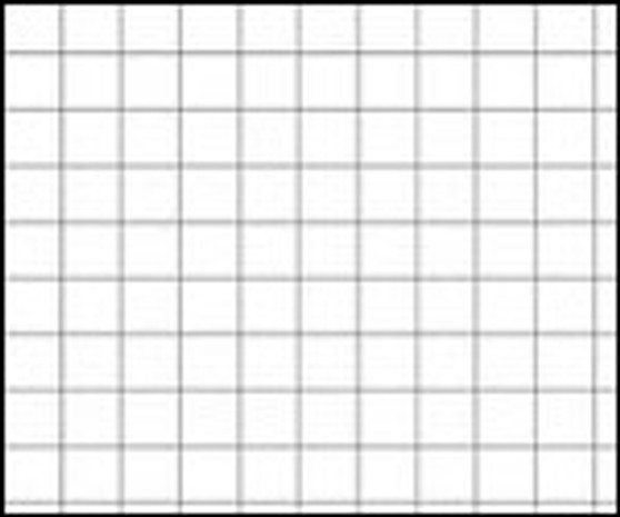 8x8 Cross Section Grid Paper 17x22" Individual Sheet