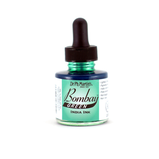 Dr. Ph. Martin Bombay Ink 1oz Green
