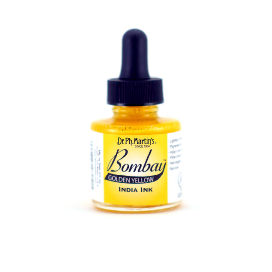 Dr. Ph. Martin Bombay Ink 1oz Gold Yellow