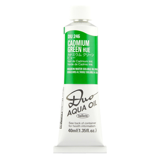 Holbein Duo Aqua Oil Series A 40ml: Cadmium Green Hue