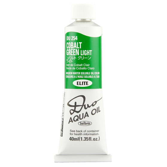 Holbein Duo Aqua Oil Series D 40ml: Cobalt Green Light