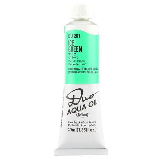 Holbein Duo Aqua Oil Series B 40ml: Ice Green
