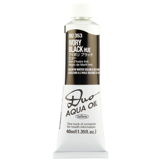 Holbein Duo Aqua Oil Series B 40ml: Spinel Black Holbein Duo Aqua Oil Series B 40ml: Spinel Black