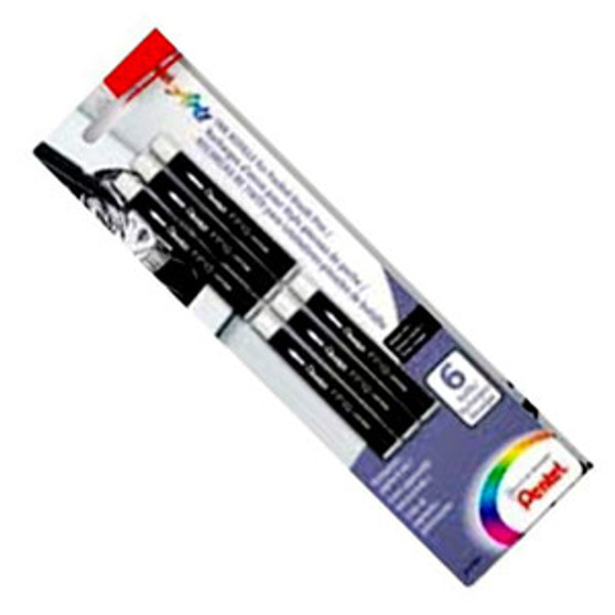 Pentel Pocket Brush Pen F10 Refill 6pk