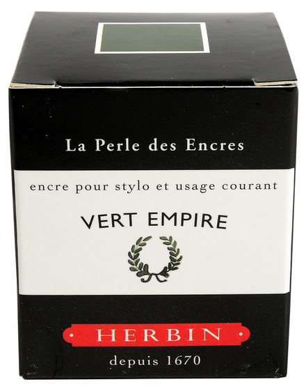 J. Herbin Fountain Pen Ink 30ml Vert Empire