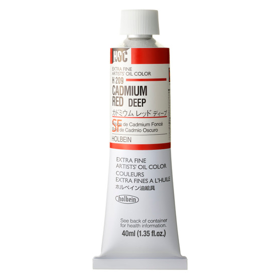 Holbein Artists Oil 40ml Cadmium Red Deep