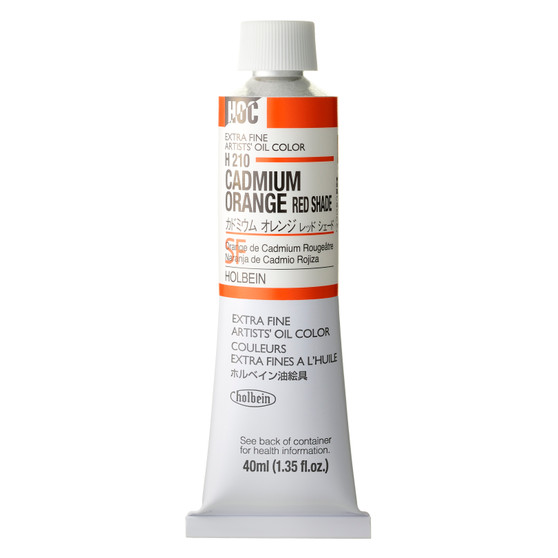 Holbein Artists Oil 40ml Cadmium Orange Red Holbein Artists Oil 40ml Cadmium Orange Red
