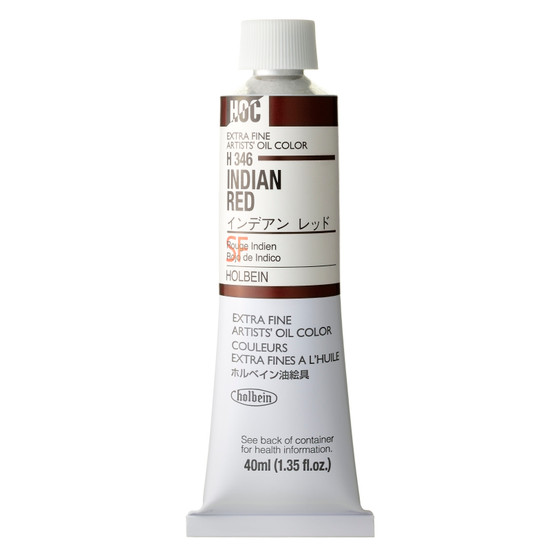 Holbein Artists Oil 40ml Indian Red