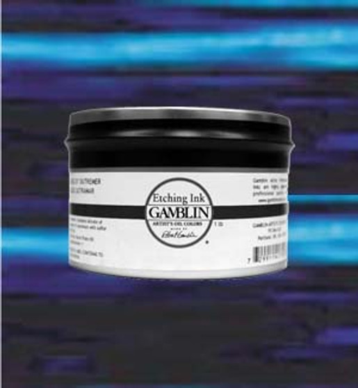 Gamblin Etching Ink 1lb Prussian Blue