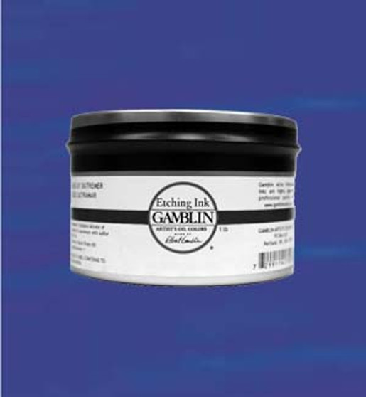 Gamblin Etching Ink 1lb Ultramarine Blue