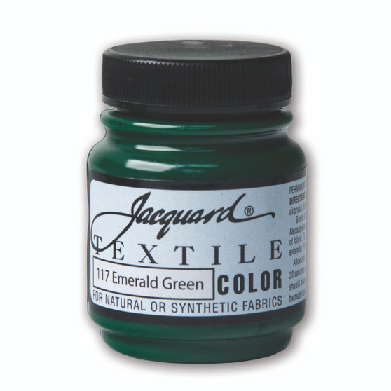 Jacquard Textile Paint 2.25oz Emerald Green