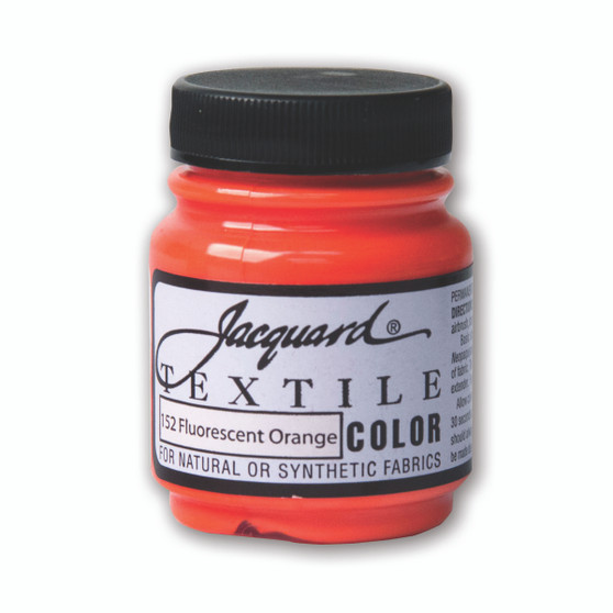 Jacquard Textile Paint 2.25oz Fluorescent Orange