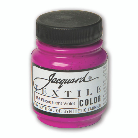 Jacquard Textile Paint 2.25oz Fluorescent Violet