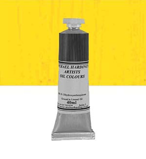 Michael Harding Artist Oil Colour 40ml Bright Yellow Lake