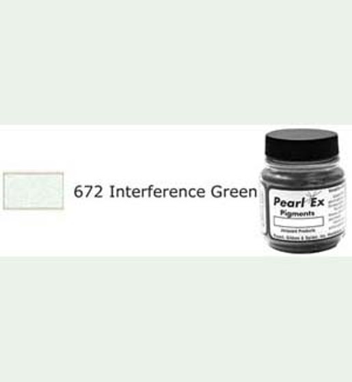 Jacquard Pearl-Ex 0.75oz Interference Green 672