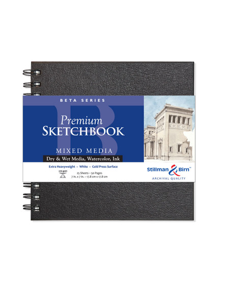 Stillman & Birn Beta Wirebound Sketch Book 270gsm 7x7