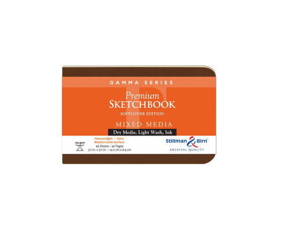 Stillman & Birn Softcover Sketchbook Gamma Series 150g 5.5x3.5 Landscape