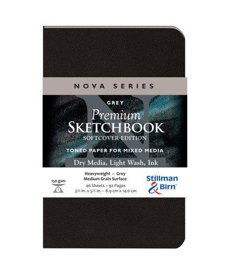 Stillman & Birn Nova Series Softcover 3.5x5.5 Grey