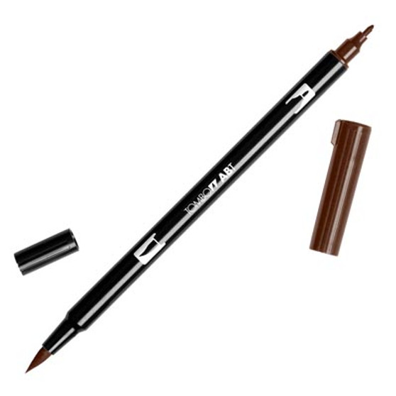 Tombow Dual Brush Marker Redwood