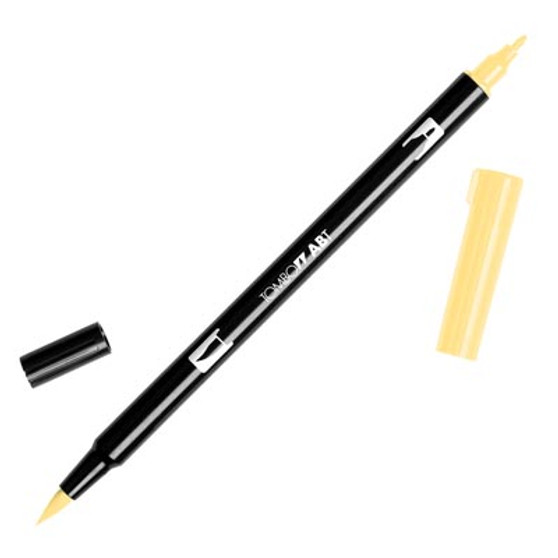 Tombow Dual Brush Marker Light Ochre