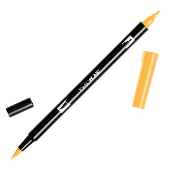 Tombow Dual Brush Marker Chrome Orange