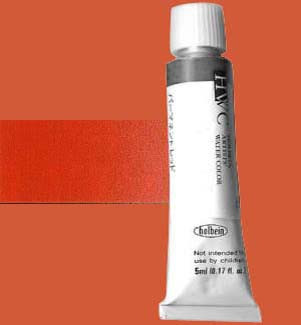 Holbein Artists Watercolor 5ml Scarlet Lake