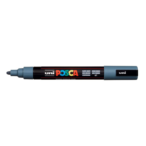 POSCA Acrylic Paint Marker PC-5M Medium Slate Grey