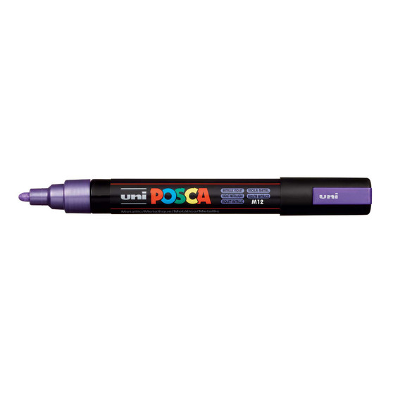 POSCA Acrylic Paint Marker PC-5M Medium Metallic Violet