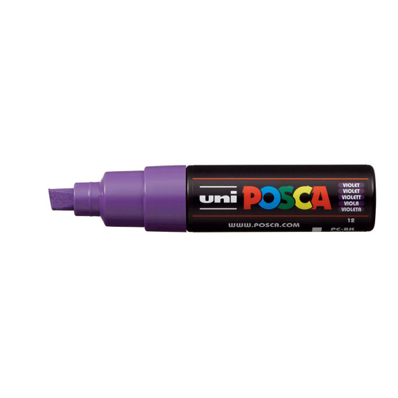 POSCA Acrylic Paint Marker PC-8K Broad Chisel Violet