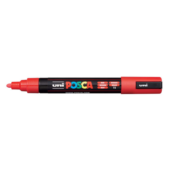 POSCA Acrylic Paint Marker PC-5M Medium Red