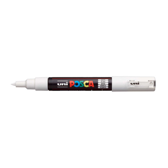 POSCA Acrylic Paint Marker PC-1M Extra-Fine White
