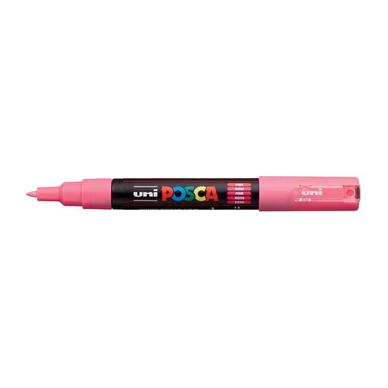 POSCA Acrylic Paint Marker PC-1M Extra-Fine Pink