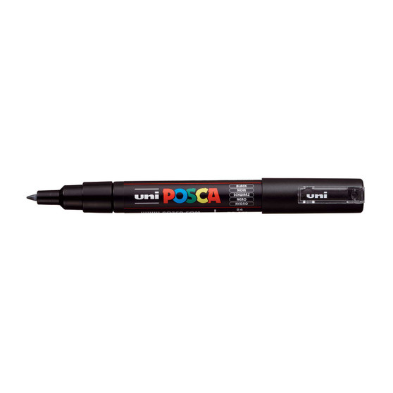 POSCA Acrylic Paint Marker PC-1M Extra-Fine Black