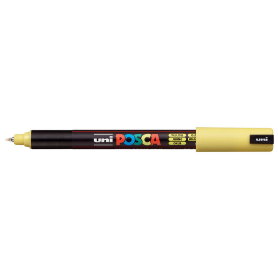 POSCA Acrylic Paint Marker PC-1MR Ultra-Fine Yellow
