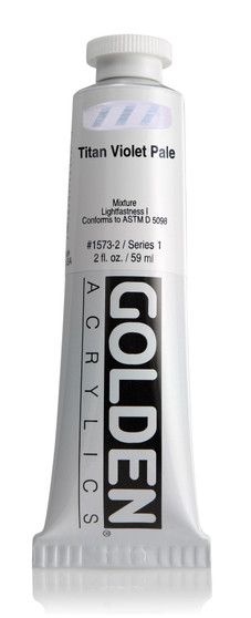 Golden Acrylic Heavy Body 2oz Titan Violet Pale