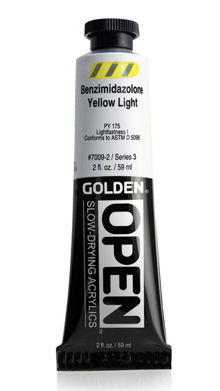 Golden OPEN Acrylic 2oz Benzimidazolone Yellow Light