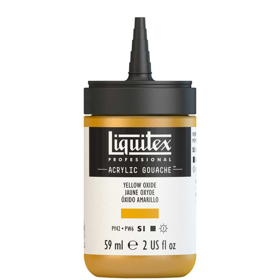 Liquitex Acrylic Gouache 2oz Bottle Yellow Oxide