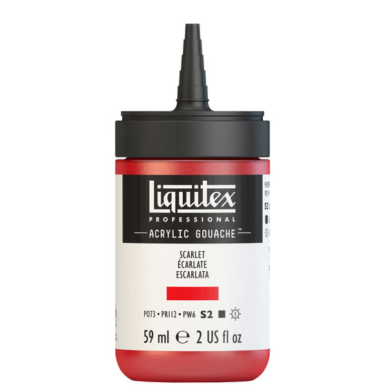 Liquitex Acrylic Gouache 2oz Bottle Scarlet