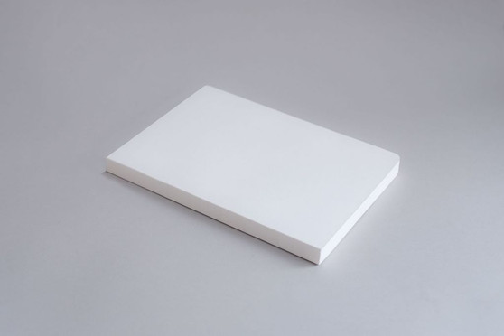 Elia Note Journal Blank - White Cover w/Tomoe River Paper