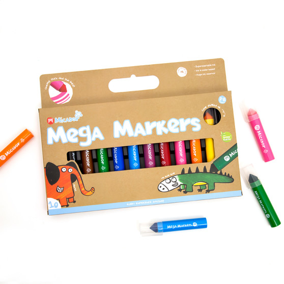 Micador jR. Mega Markers 10-Color Pack