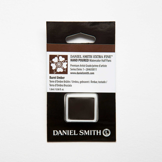 Daniel Smith Watercolor 1/2 Pan Burnt Umber