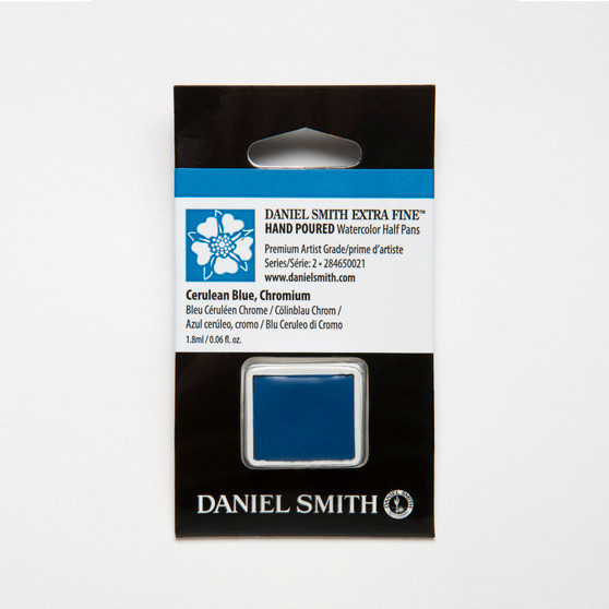 Daniel Smith Watercolor 1/2 Pan Cerulean Blue Chromium